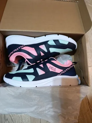 Zapatillas Fila Talla 40 Rosa y Turquesa
