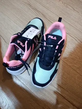 Zapatillas Fila Talla 40 Rosa y Turquesa
