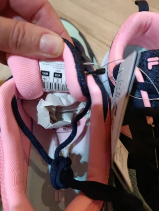 Zapatillas Fila Talla 40 Rosa y Turquesa