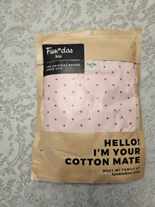 Funda cambiador Fun*das bcn rosa estrellas Nueva.