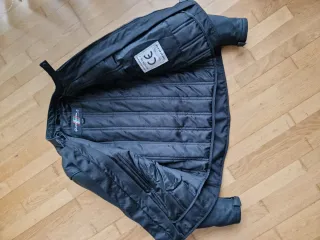 Chaqueta de cuero para moto talla L