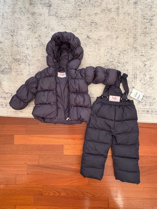 Completo neve Il Gufo blu notte giacca e salopette