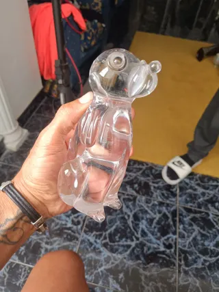 Figura perro de cristal