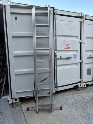 Escalera KRAUSE 3 tramos metálica