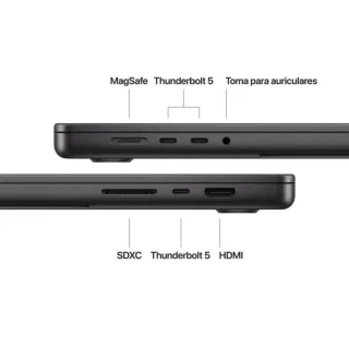 MacBook Pro 16 M4 Max 48Gb 1Tb 40-Core GPU Negro