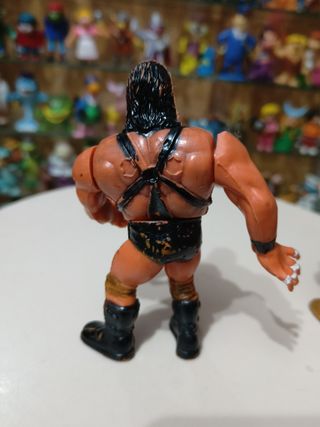 2 figuras bootleg wwf pressing catch años 80