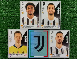 5 figurine Panini Juventus 2020/21