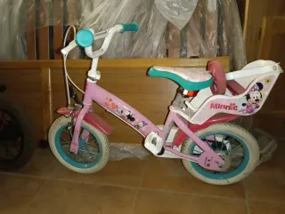 Bicicleta infantil rosa Minnie Mouse