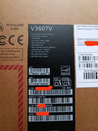 Portátil ASUS i7 RTX5050