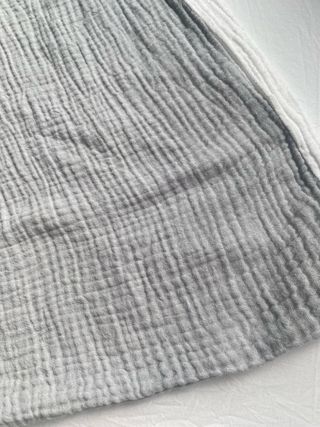 Funda nórdica gris texturizada