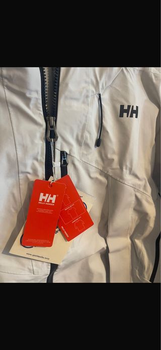 Chubasquero Helly Hansen Blanco Talla L