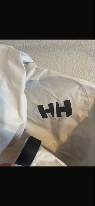 Chubasquero Helly Hansen Blanco Talla L