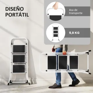Escalera Plegable 3 Peldaños