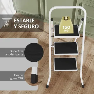 Escalera Plegable 3 Peldaños