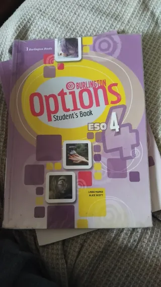 Libro Biología y Geología, Matemáticas e Ingles 4º