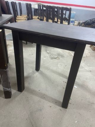 Mesa de madera oscura, varios tamaños, desmontable