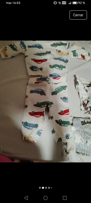 Chándal bebé coches