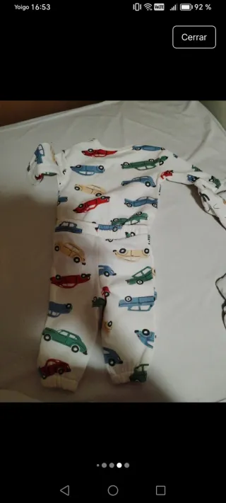 Chándal bebé coches