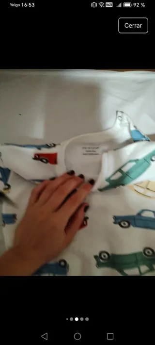 Chándal bebé coches