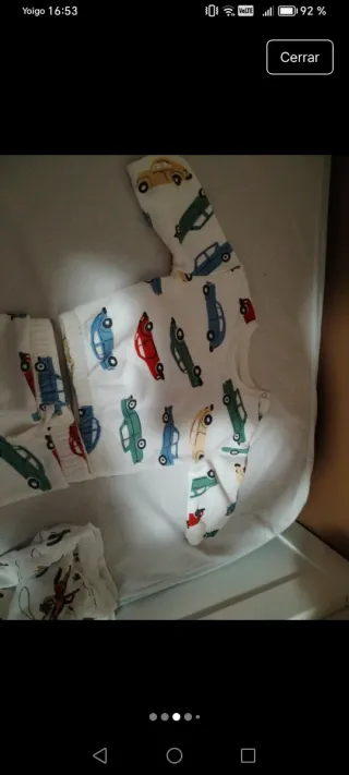 Chándal bebé coches