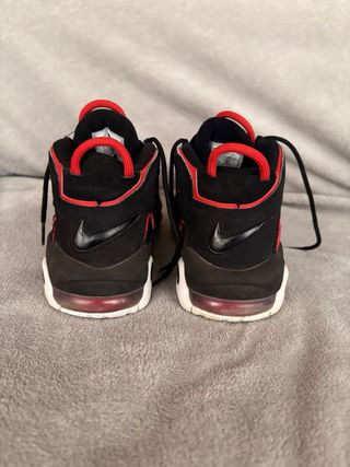 Nike Air Uptempo Scarpe Nere e Rosse