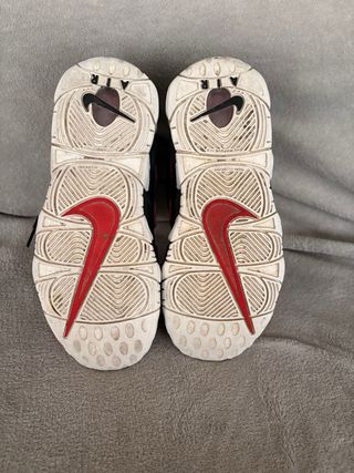 Nike Air Uptempo Scarpe Nere e Rosse