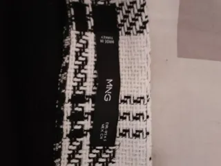 Falda Lana Mango Cuadros Talla S