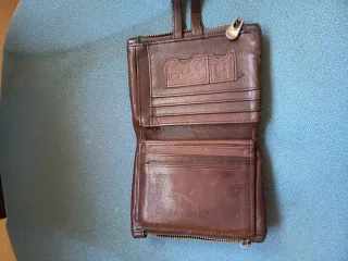 Cartera Contessa Piel Genuina Marrón