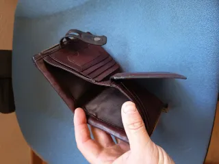 Cartera Contessa Piel Genuina Marrón