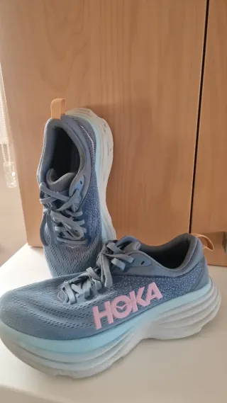 Hoka 37 1/3 Zapatillas Running Azul Rosa