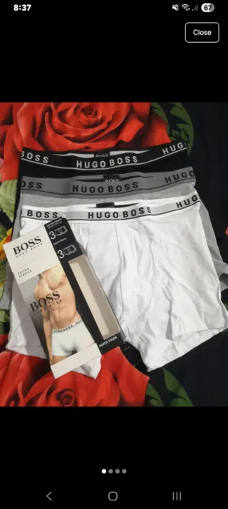 Boxer Hugo Boss Uomo L 3 Pezzi