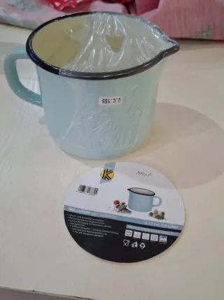 Pentolino latte smaltato