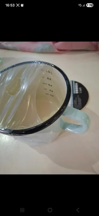 Pentolino latte smaltato