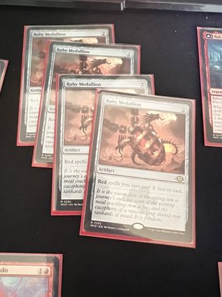 Mazo deck Ruby Storm de modern MTG