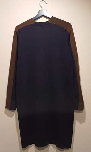 Abito in maglia COS 100% Lana Blu/Marrone Taglia