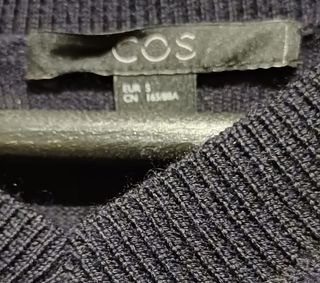 Abito in maglia COS 100% Lana Blu/Marrone Taglia