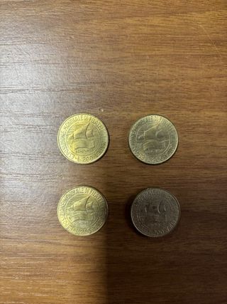Monete 200 Lire Italiane - Lotto 4 pezzi