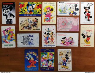 SCHEDE TELEFONICHE GIAPPONESI TEMA DISNEY