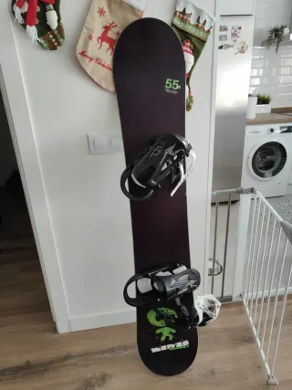 Tabla Snowboard + Fijaciones + funda