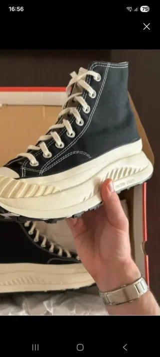 Converse Run Star Hike negras/beige