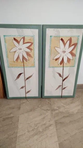 Due quadri di fiori