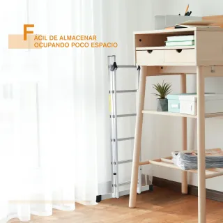 Escalera Tijera Aluminio Plegable Triangular