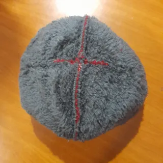 Berretto invernale doubleface lana/pellicciotto