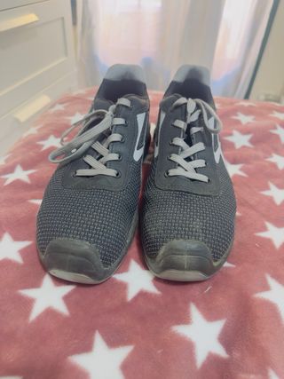 Zapatos de seguridad unisex negros y grises