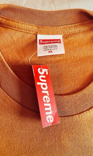 Camiseta Supreme Bling XL Naranja