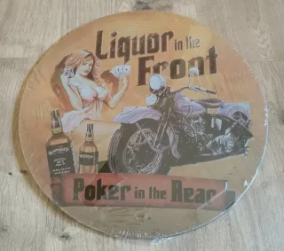 Cartel Motero di decorazione. Nuovo