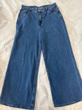 Pantalones vaqueros anchos mujer wide leg