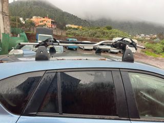 Barras originales Mazda CX5 y portabicicleta.