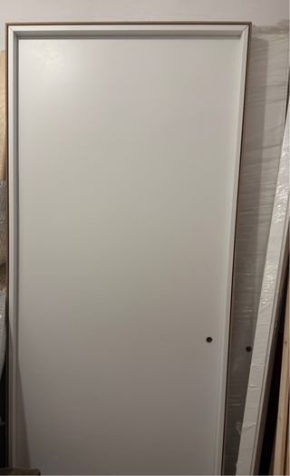 2 puertas de interior lacadas en blanco