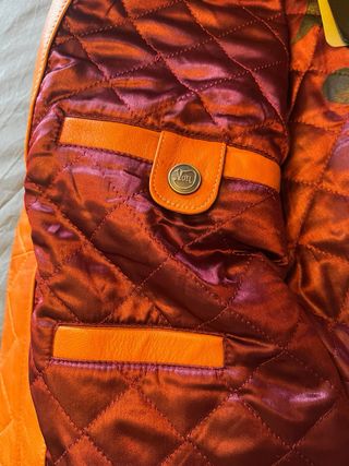 Chaqueta de piel Von Dutch Naranja